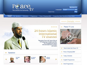 Muslim networks scholars Peace TV