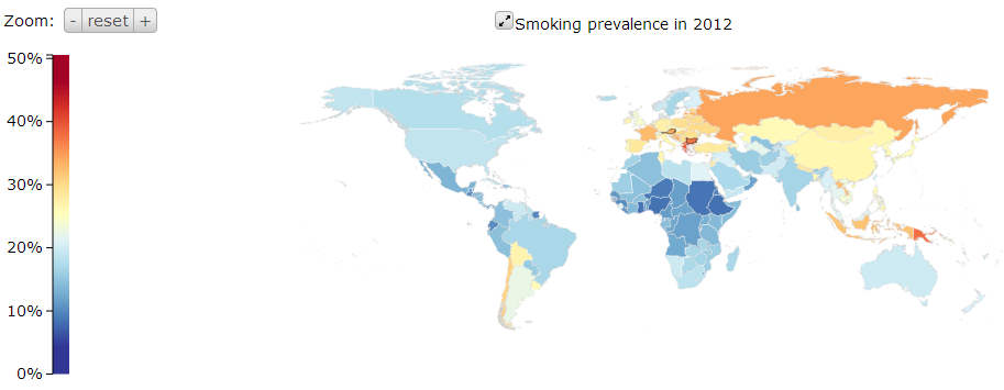 Chart of the Week: Where the smokers are