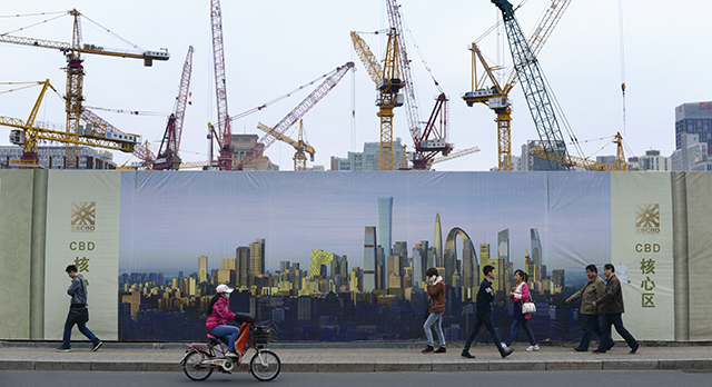 Construction in Beijing, China